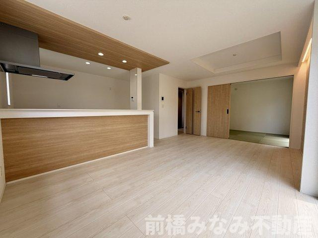 【新築】前橋市日吉町３期　限定１棟　グラファーレ　新築建売の居間・リビング|ゆったりとしたリビングです