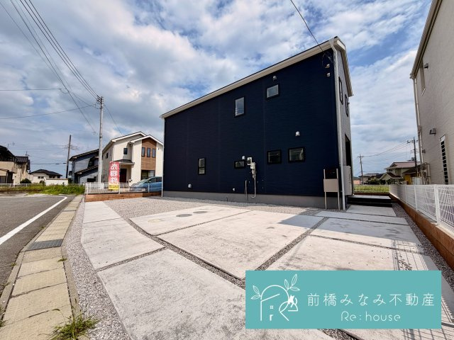 【新築】安中市板鼻　３号棟(全３棟)　リーブルガーデン　新築建売分譲の外観|建物外観を気になさる方へ、見た目の良い物件です