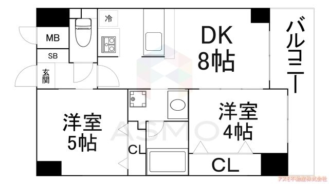 【間取り】 | アーデンタワー本町イースト