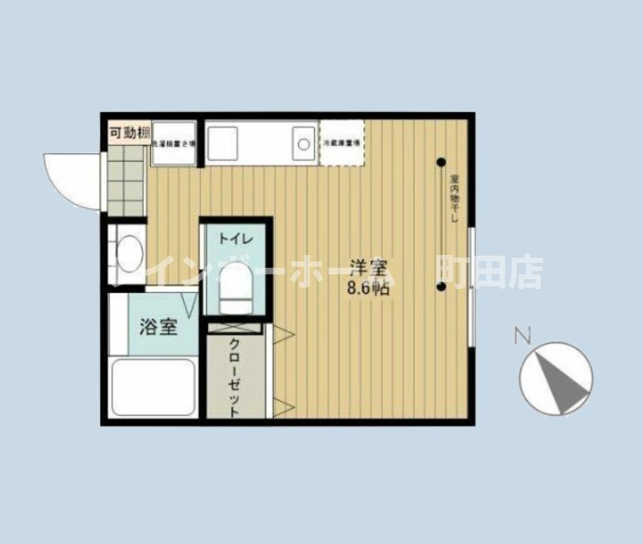 ラーク町田2※初期費用分割後払いサービス利用可能物件の間取り