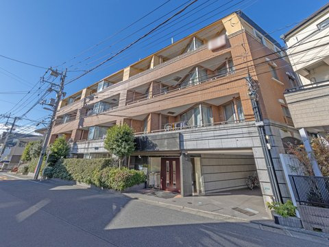 グランシティ目黒碑文谷の外観|平成１２年築の耐震基準適合マンション、グランシティ目黒碑文谷は即日現地案内可能となっておりますので、お気軽にお問い合わせください！