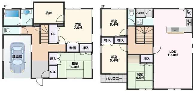 【間取り】 | 吹田市春日一丁目戸建て