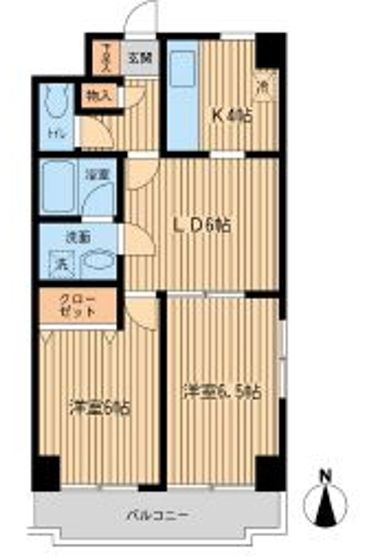 シティハイツ両国の間取り