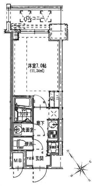 S-RESIDENCE都島の間取り