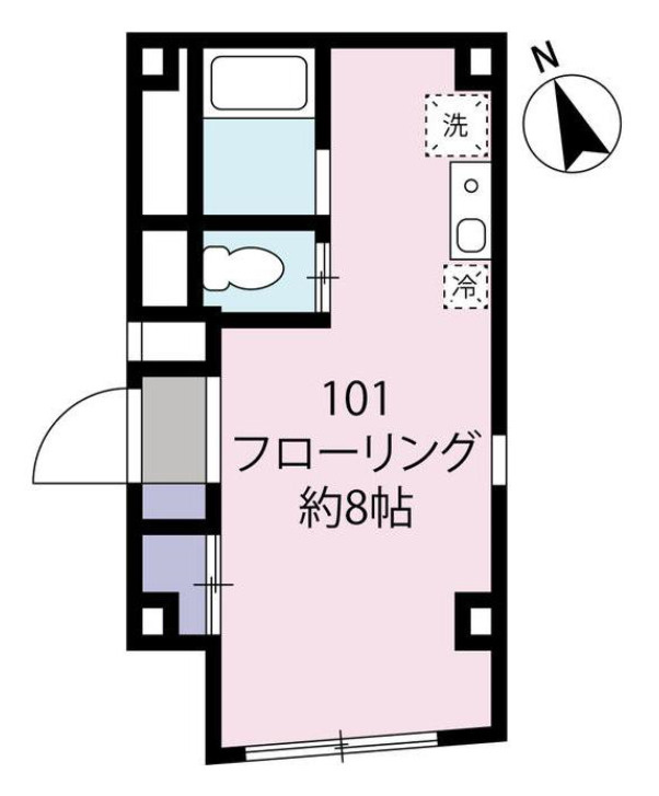 ムジュールピュールKの間取り