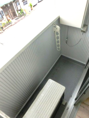 江戸川区西小岩５丁目のアパートのバルコニー|※別部屋参考写真