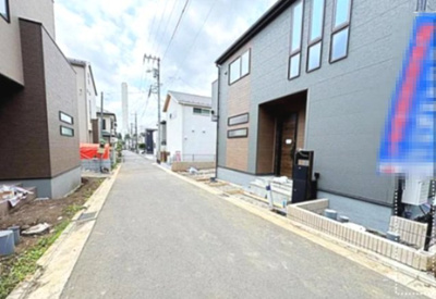 【前面道路含む現地写真】 | 所沢市北秋津　全2棟　2号棟
