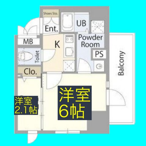 エスリード上前津セレーノの間取り
