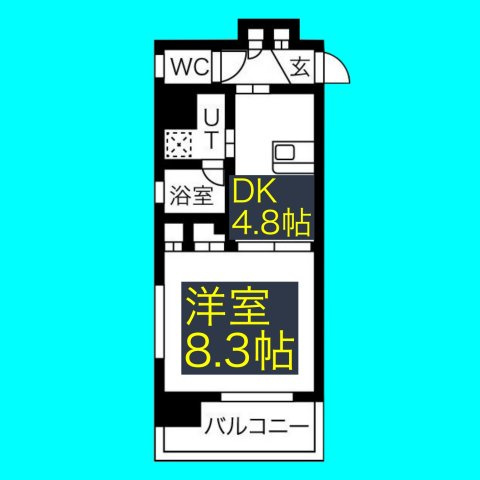 グランエターナ名古屋鶴舞の間取り