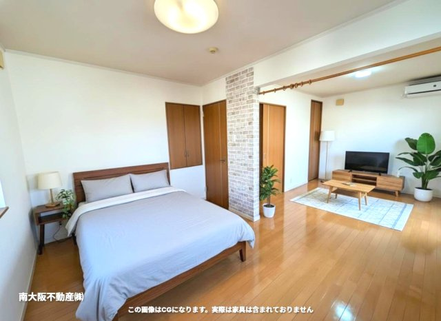 羽曳野市西浦５丁目の中古一戸建の洋室|二階洋室。家具はイメージ画像です。