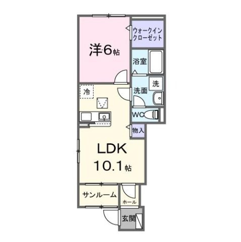 ヒカルサ岡崎矢作の間取り