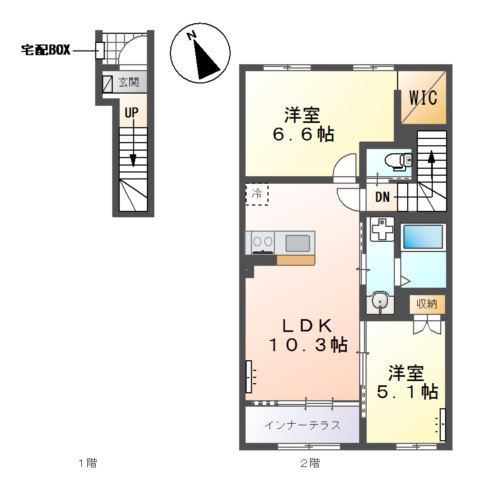 サンビスタの間取り