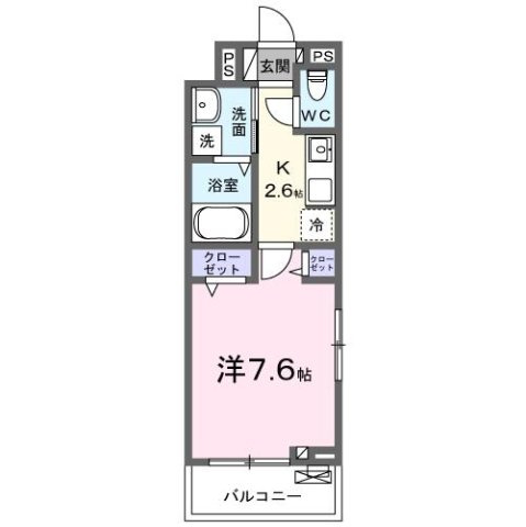 キャビン６８の間取り