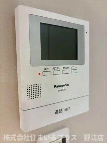枚方市須山町　貸家のセキュリティ