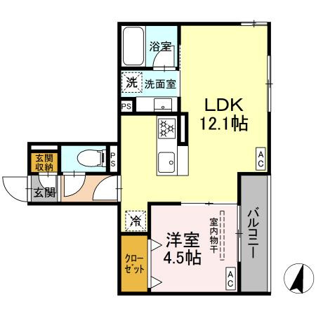 ブルマーレ湘南台の間取り