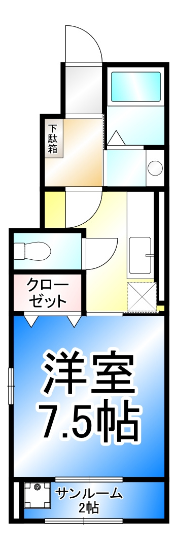 タウンコート田町の間取り