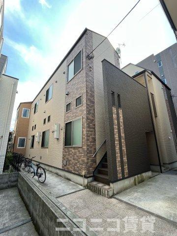 北区志茂５丁目のアパートの外観