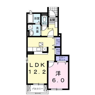 【間取り】 | エアリークレメントⅡ