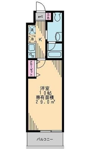 森下ツインキャッスル　Ｓ棟の間取り|間取りです。