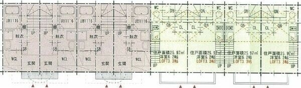 メゾン生駒町の区画図