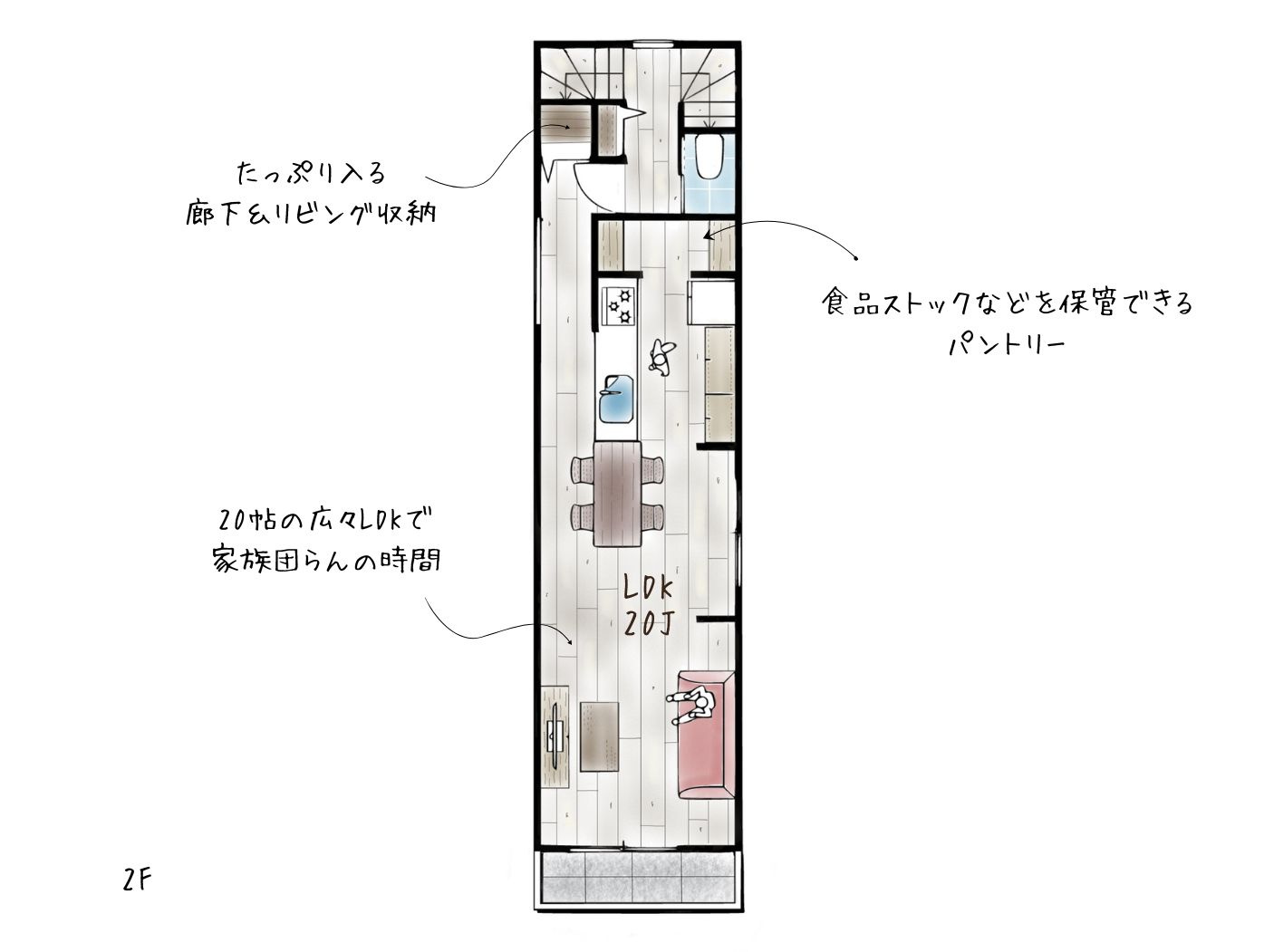 大阪市北区中津3丁目の参考プラン