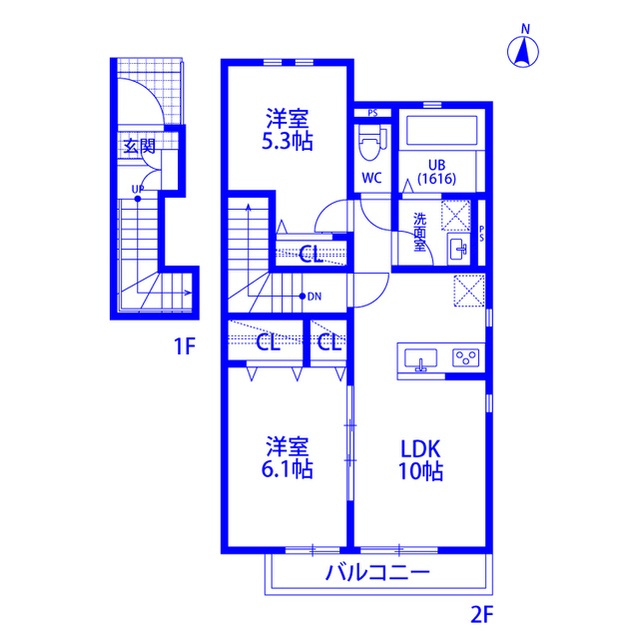 デュラカーサ　Le ventの間取り