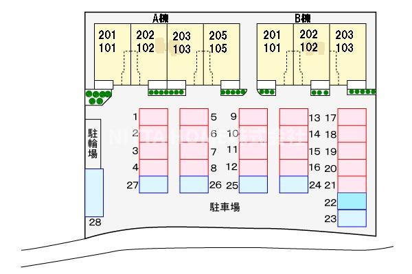 シュティルラント　Ⅱの区画図