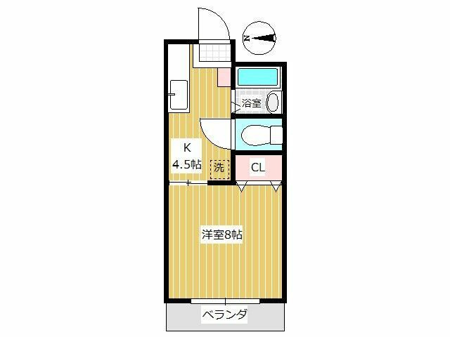 メゾンベルミュールの間取り