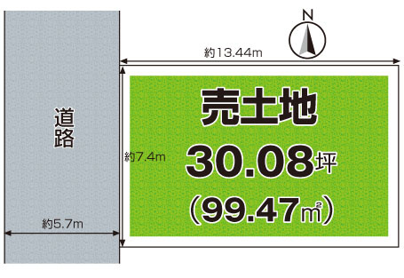 ■津市新東町塔世18■売土地の土地図