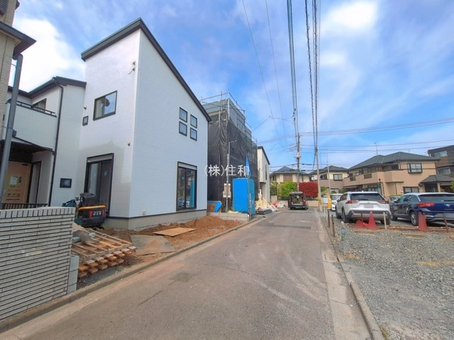 【新築分譲住宅】ふじみ野市上福岡20期の前面道路含む現地写真