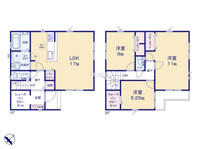 【新築分譲住宅】ふじみ野市上福岡20期の間取り