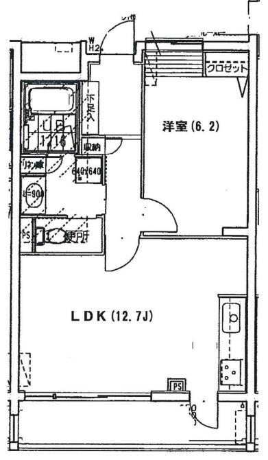 サンコート青谷の間取り