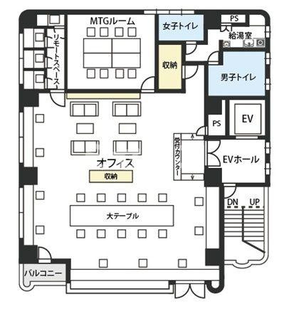 assess大手通ビル　BRAVI不動産の間取り|【assess大手通ビル】間取りです
