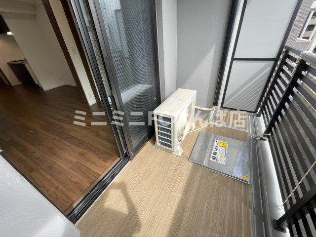 ArtizA瓦屋町Ⅰのバルコニー