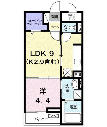 ヴェルパシオの間取り