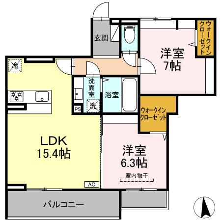 メゾン ド ネージュ東戸塚の間取り