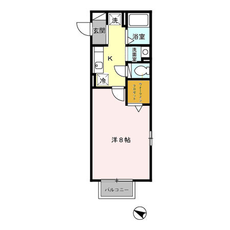 ウィスタ岸町の間取り