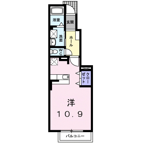 【間取り】 | ルーラルハーモニーＴＩ　Ｂ