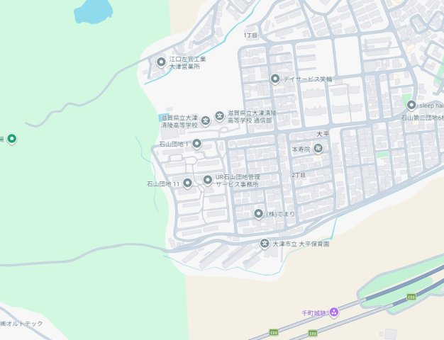 大津市大平　第1期　新築一戸建ての地図