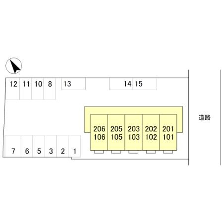 ストリームハイツの区画図