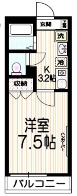クレアール代々木の間取り