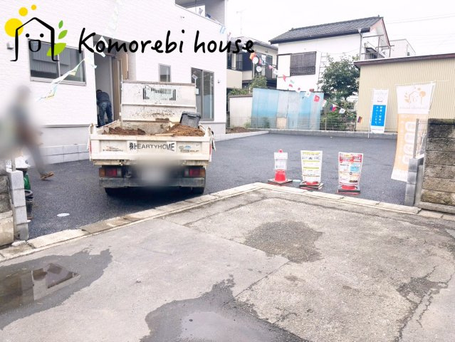 上尾市平塚　第13　新築一戸建て　クレイドルガーデン　01の前面道路含む現地写真|前面道路含む現地写真です