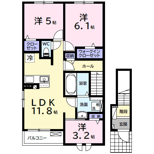 【間取り】 | ラポールⅣ