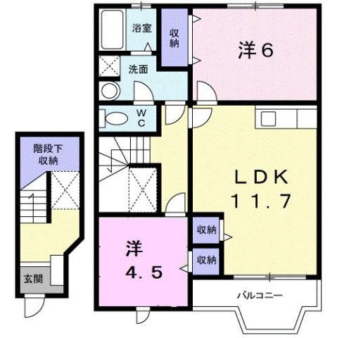 フローラの間取り