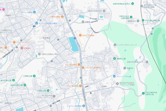 ●29(土)30(日)現地説明会！　生駒市小明町　限定1邸の地図