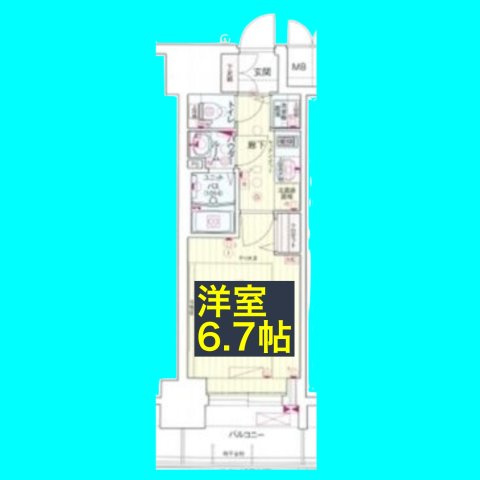 プレサンス金山デュアルの間取り