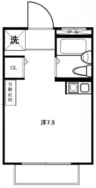 ハイツツカサの間取り