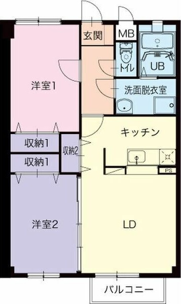 ルーチェ’S前巴　　　の間取り