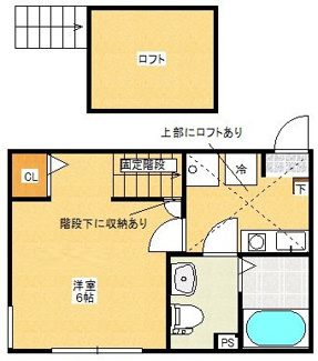 【間取り】 | ドビー・ゴート大和 | 間取りです。