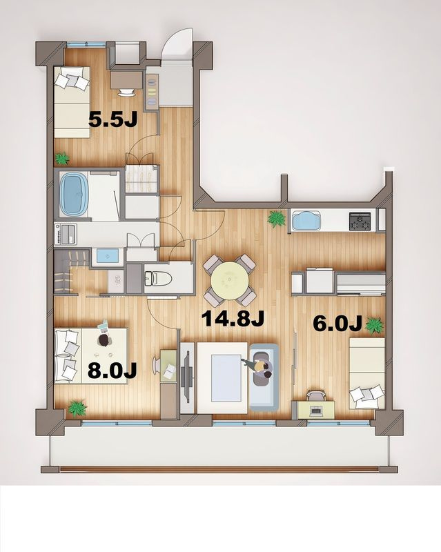ステラメゾン田端の間取り